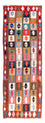 Tapis de couloir Tapis Kelim - Vieux - 345 x 122 cm - multicolore