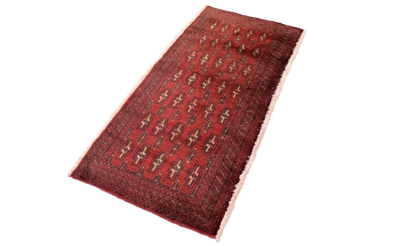 Tapis Turkaman - 130 x 60 cm - rouge
