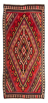 Tapis Kelim - Vieux - 307 x 188 cm - multicolore