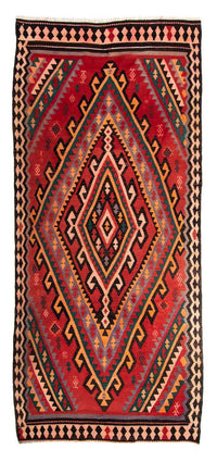 Tapis Kelim - Vieux - 307 x 188 cm - multicolore