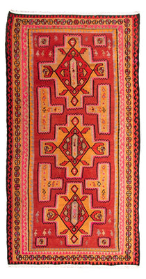 Tapis Kelim - Vieux - 350 x 190 cm - multicolore