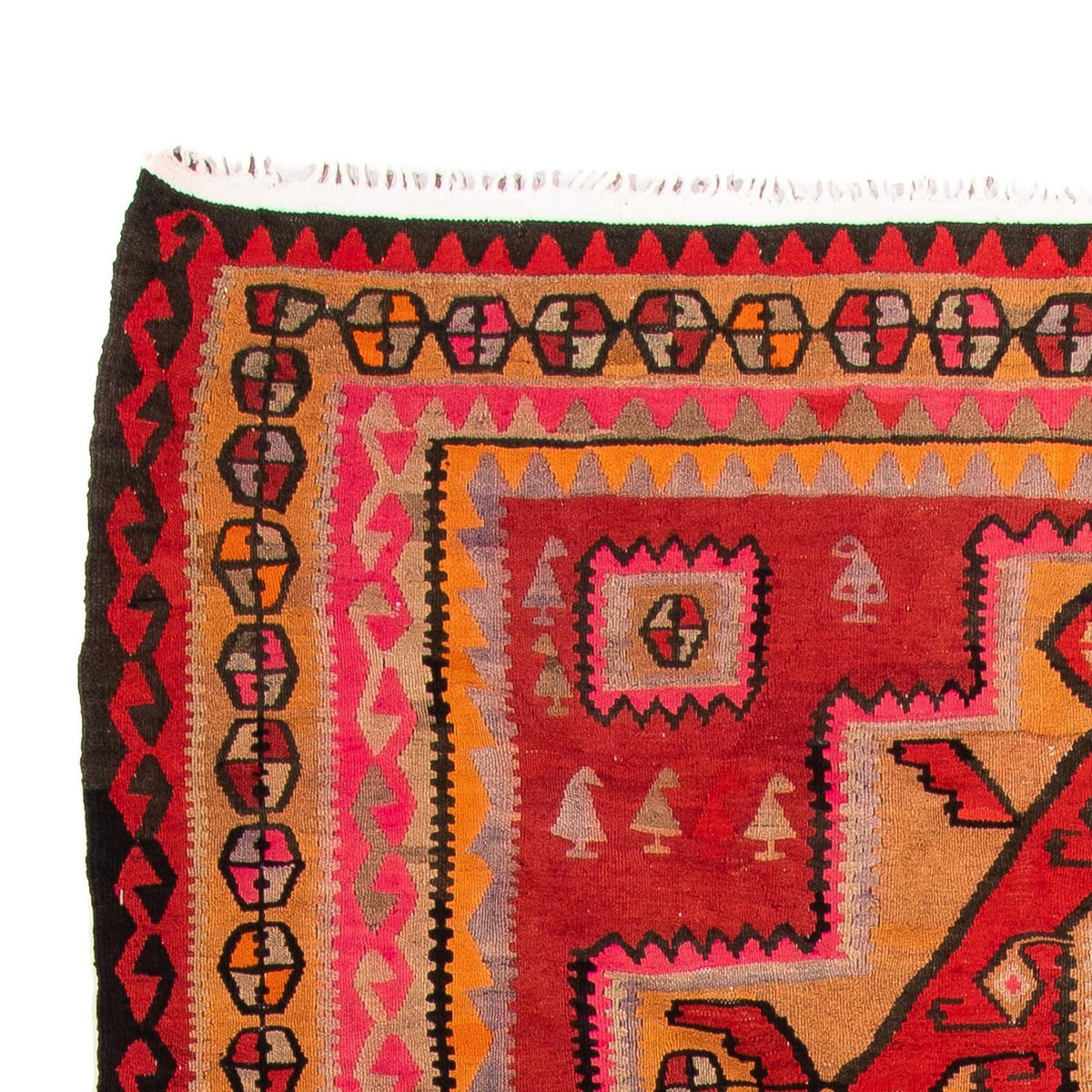 Tapis Kelim - Vieux - 350 x 190 cm - multicolore