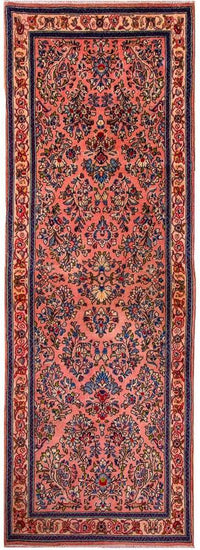 Tapis de couloir Tapis persan - Classique - 218 x 79 cm - rose