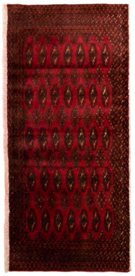 Tapis Turkaman - 130 x 60 cm - rouge