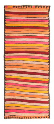 Tapis de couloir Tapis Kelim - Vieux - 370 x 160 cm - multicolore