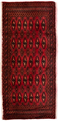 Tapis Turkaman - 130 x 60 cm - rouge