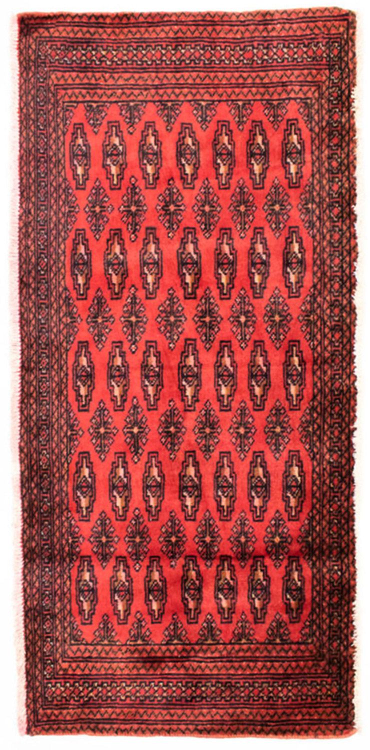 Tapis Turkaman - 130 x 60 cm - rouge
