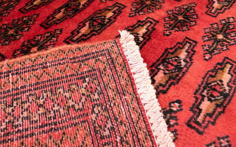 Tapis Turkaman - 130 x 60 cm - rouge