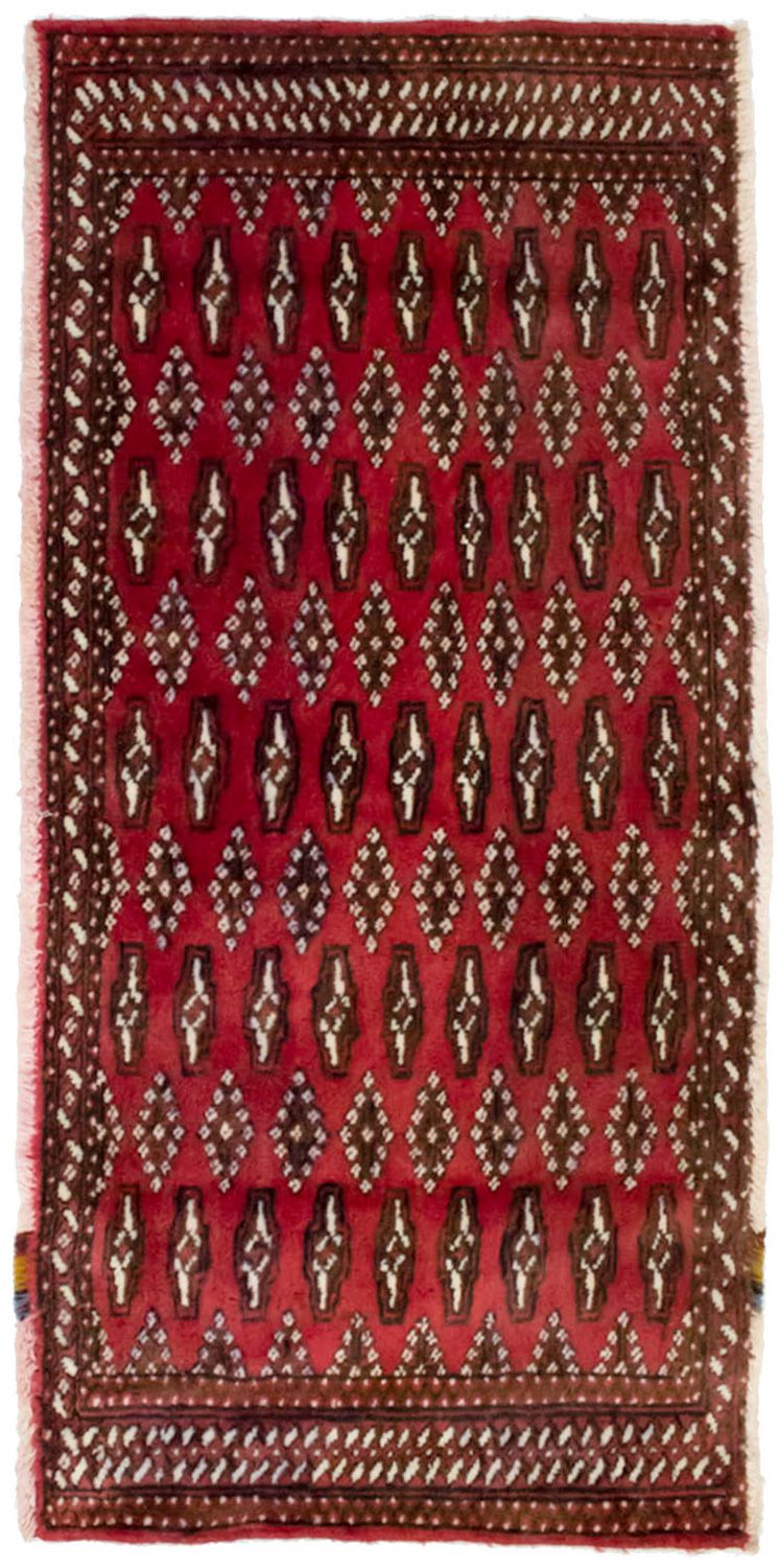 Tapis Turkaman - 130 x 60 cm - rouge