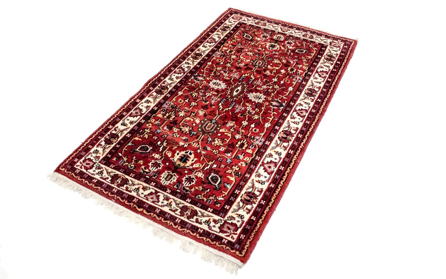 Tapis oriental - 160 x 90 cm - rouge