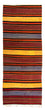 Tapis de couloir Tapis Kelim - Vieux - 290 x 115 cm - multicolore