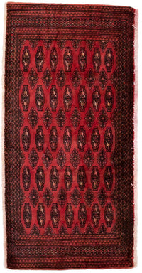 Tapis Turkaman - 130 x 60 cm - rouge