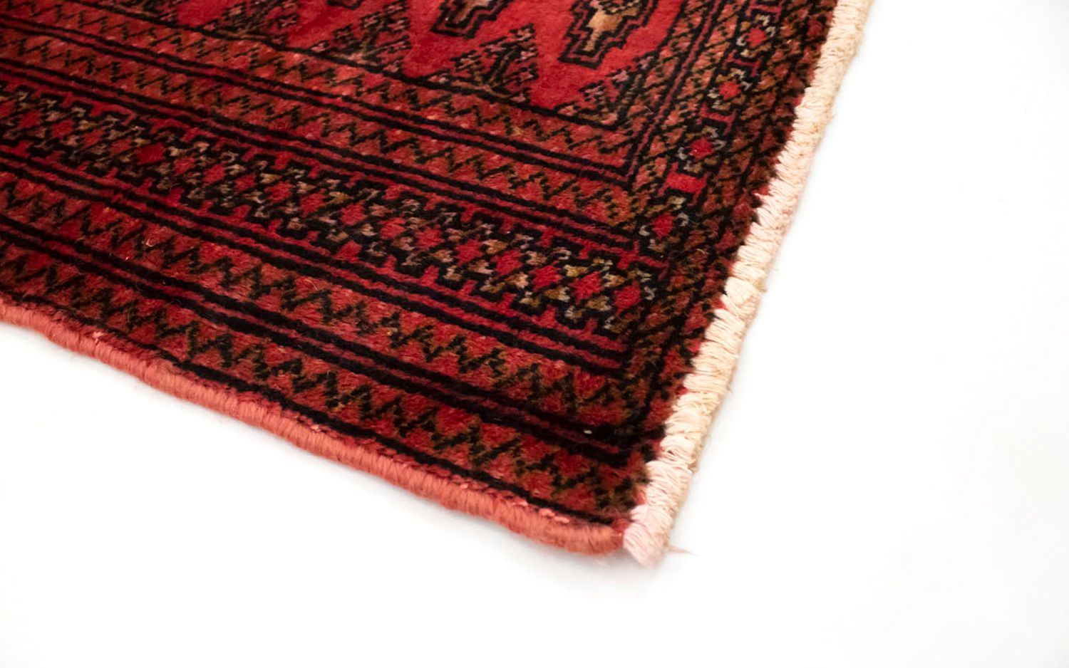 Tapis Turkaman - 130 x 60 cm - rouge