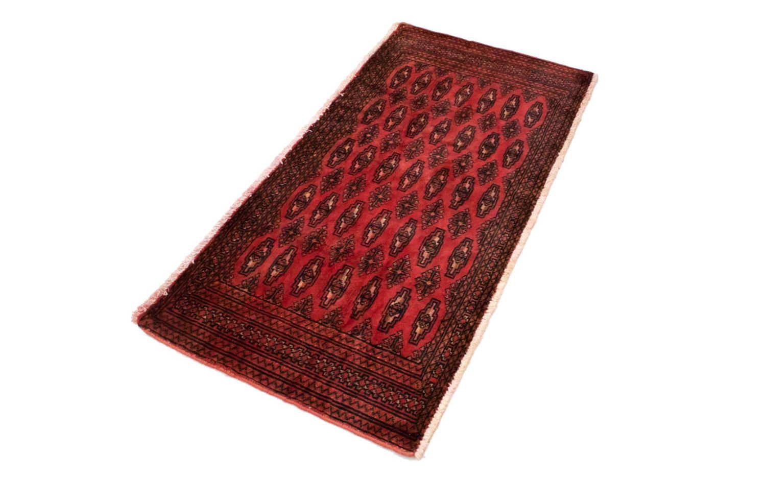 Tapis Turkaman - 130 x 60 cm - rouge