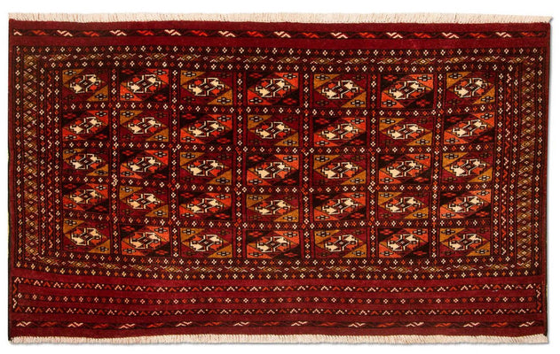 Tapis Turkaman - 115 x 67 cm - rouge
