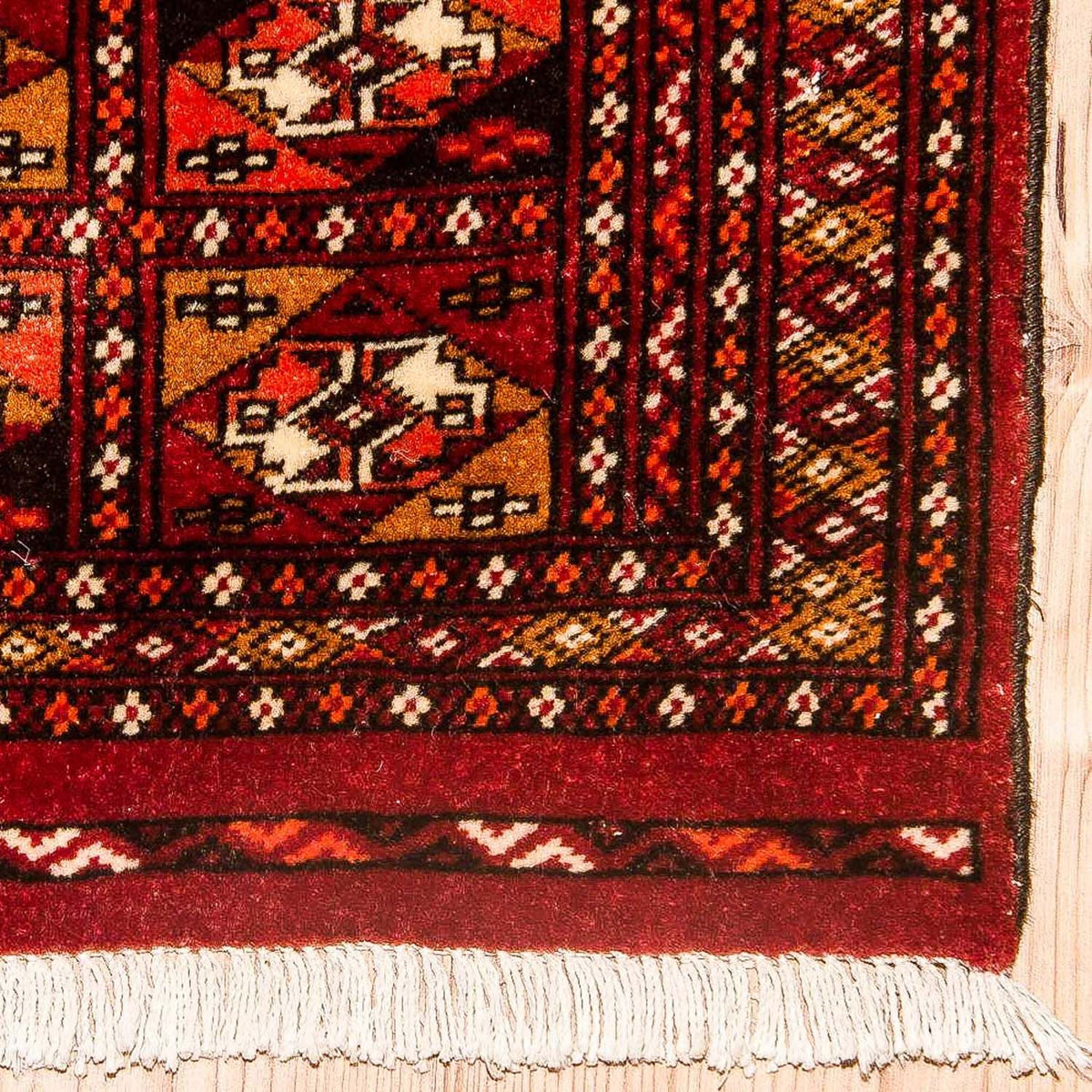 Tapis Turkaman - 115 x 67 cm - rouge