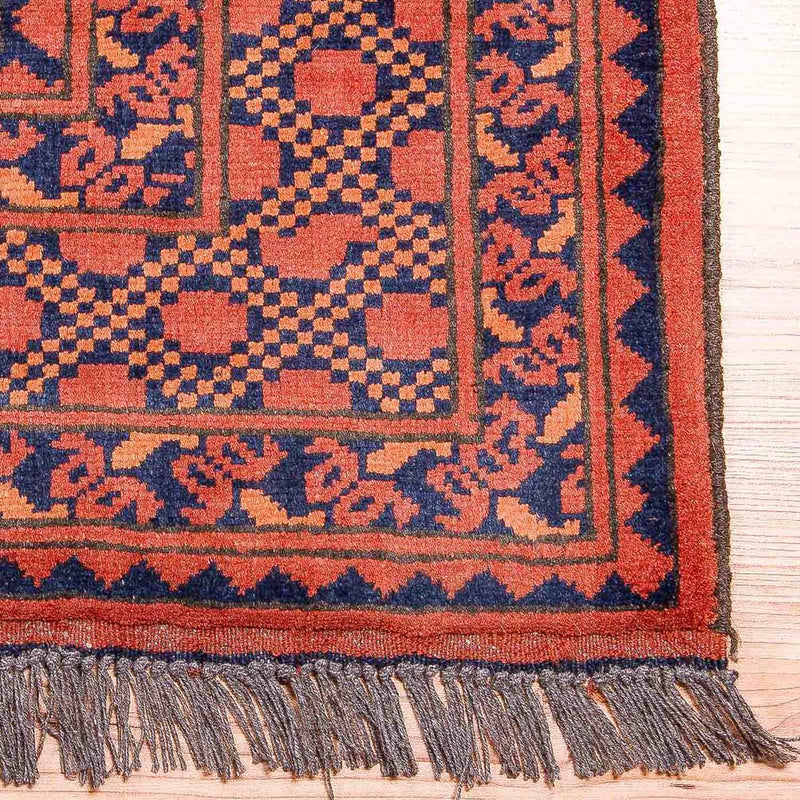 Tapis afghan - Kunduz - 300 x 199 cm - rouge