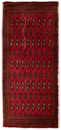 Tapis Turkaman - 130 x 60 cm - rouge