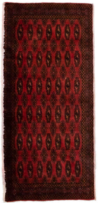 Tapis Turkaman - 130 x 60 cm - rouge
