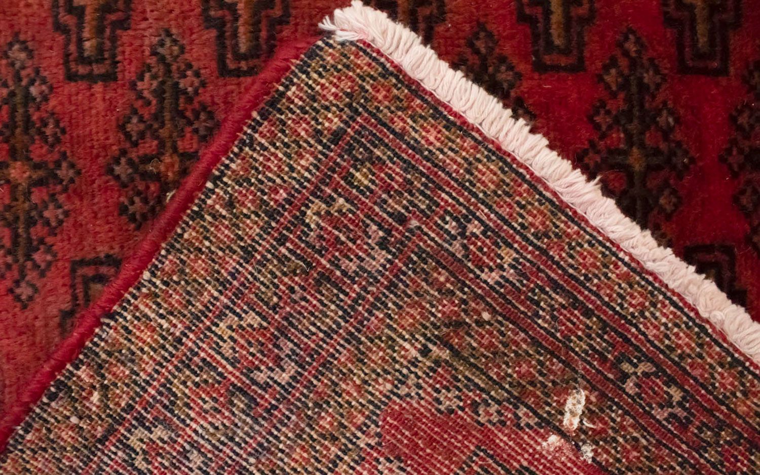 Tapis Turkaman - 130 x 60 cm - rouge
