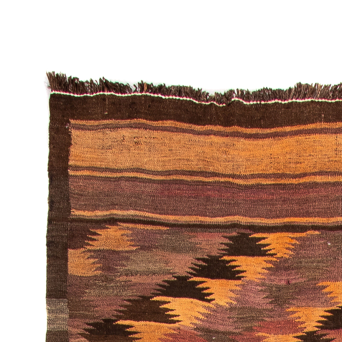 Kilim ancien Tapis 145x380cm
