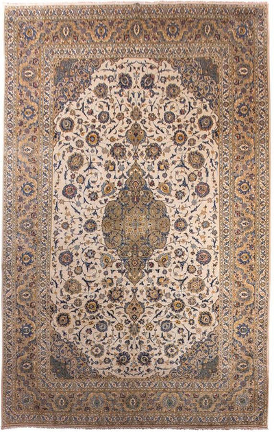 Tapis de Kashan Tapis 295x415cm - Tapis persan - beige