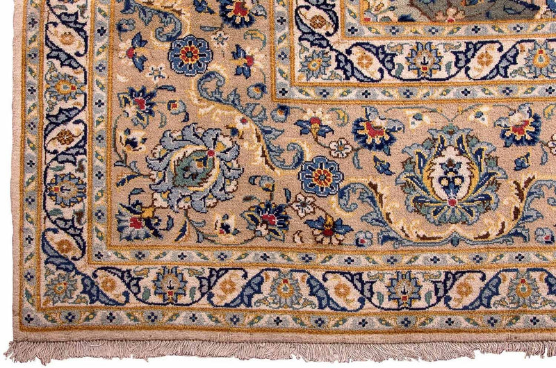 Tapis persan - Keshan - 415 x 295 cm - beige