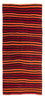 Tapis de couloir Tapis Kelim - Vieux - 225 x 100 cm - multicolore