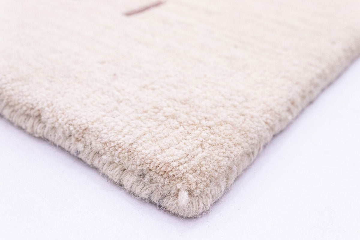 Tapis en laine - 197 x 144 cm - naturel