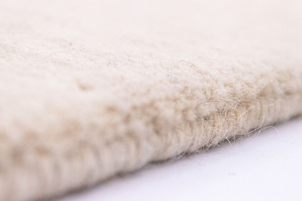 Tapis en laine - 197 x 144 cm - naturel