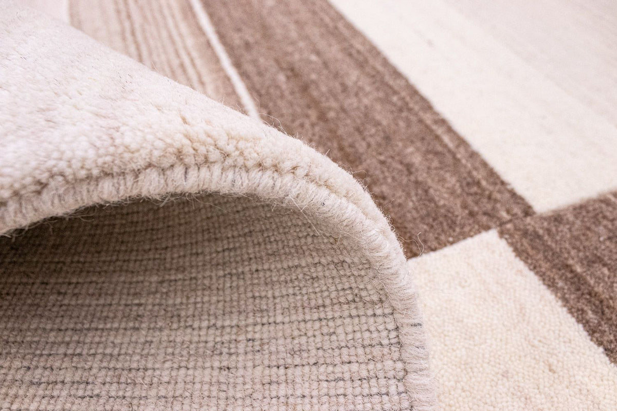 Tapis en laine - 197 x 144 cm - naturel