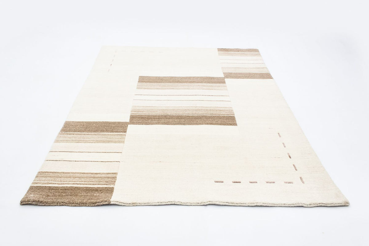 Tapis en laine - 197 x 144 cm - naturel