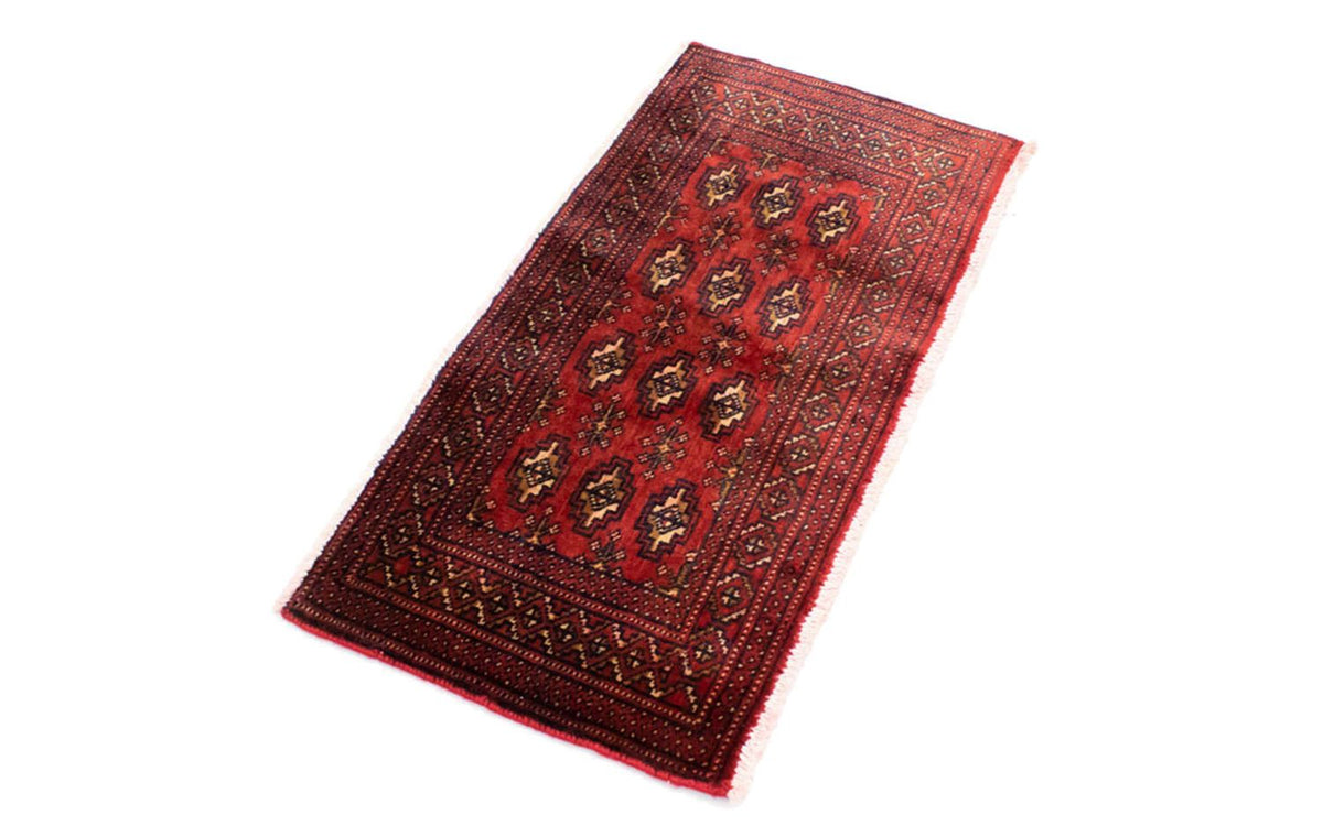 Tapis de couloir Tapis Turkaman - 100 x 50 cm - rouge