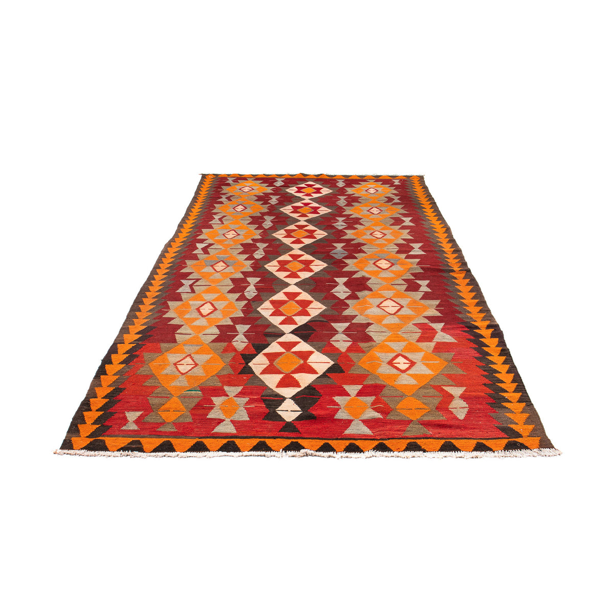 Tapis Kelim - Vieux - 310 x 165 cm - multicolore