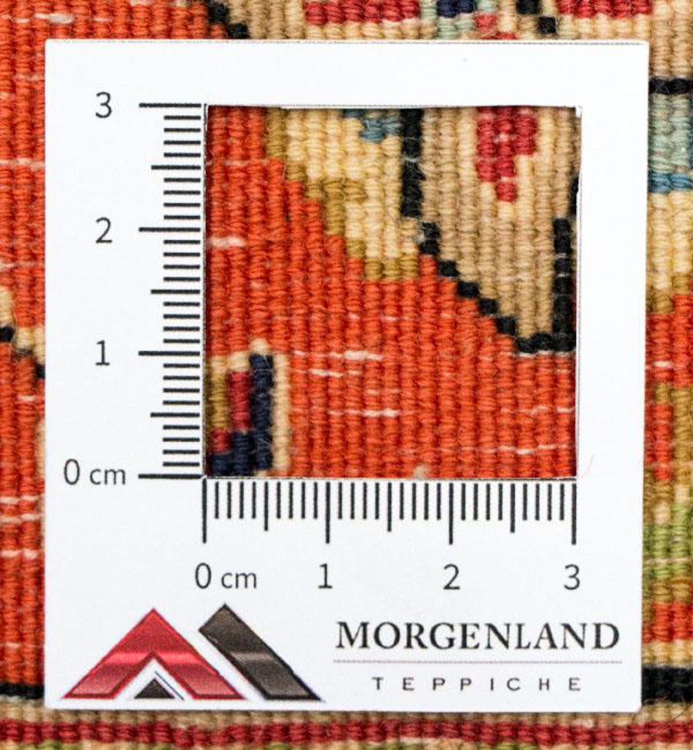 Tapis de couloir Tapis persan - Ghom - 213 x 70 cm - orange