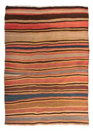 Tapis Kelim - Vieux - 213 x 155 cm - multicolore