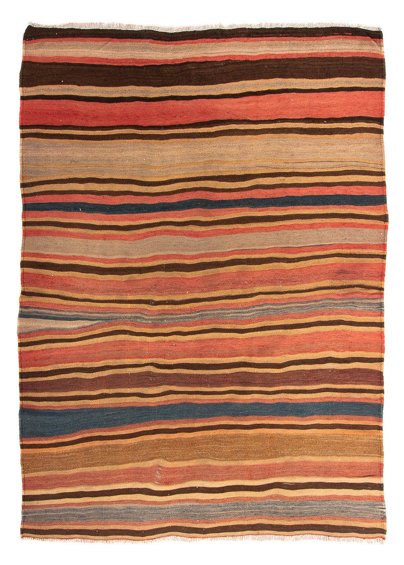 Tapis Kelim - Vieux - 213 x 155 cm - multicolore