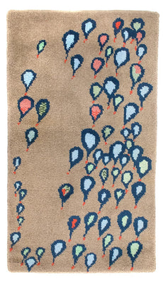 Tapis de couloir Tapis en laine - 175 x 96 cm - marron