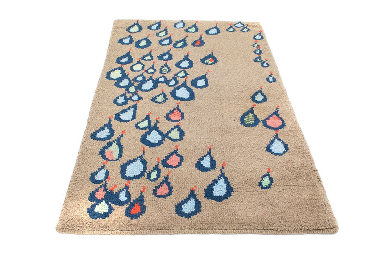 Tapis de couloir Tapis en laine - 175 x 96 cm - marron