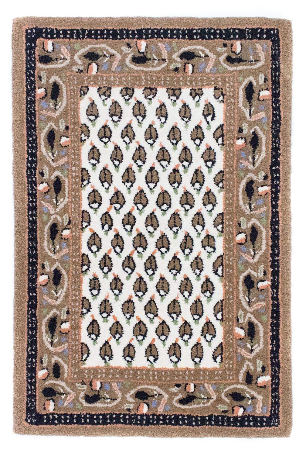 Tapis en laine - 90 x 60 cm - beige