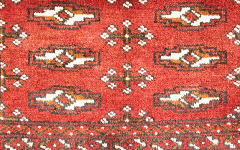 Tapis de couloir Tapis Turkaman - 100 x 50 cm - rouge