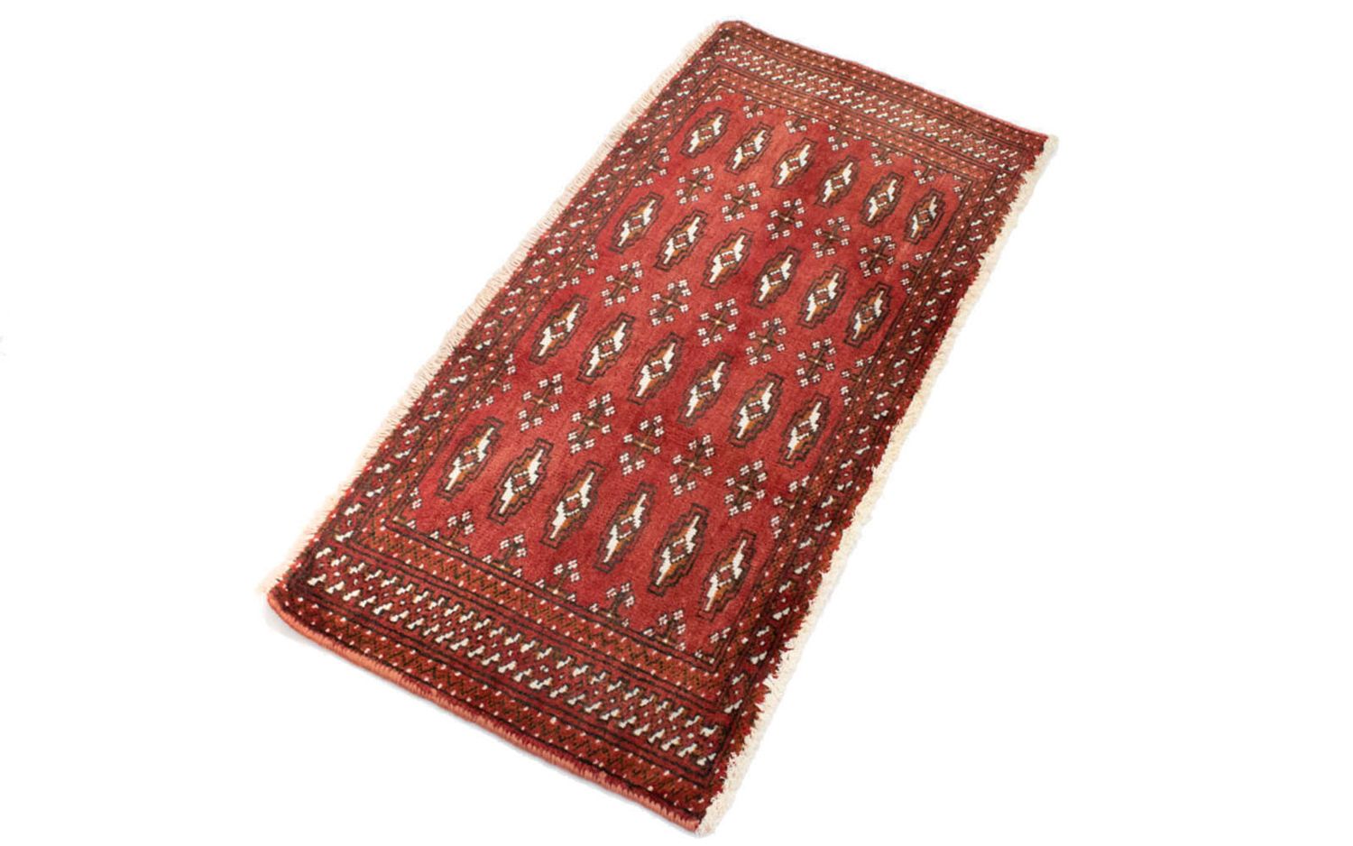 Tapis de couloir Tapis Turkaman - 100 x 50 cm - rouge