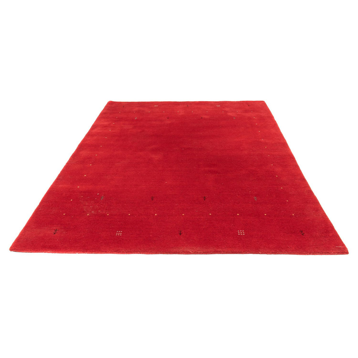 Tapis Gabbeh - Loribaft Softy - 242 x 172 cm - rouge foncé