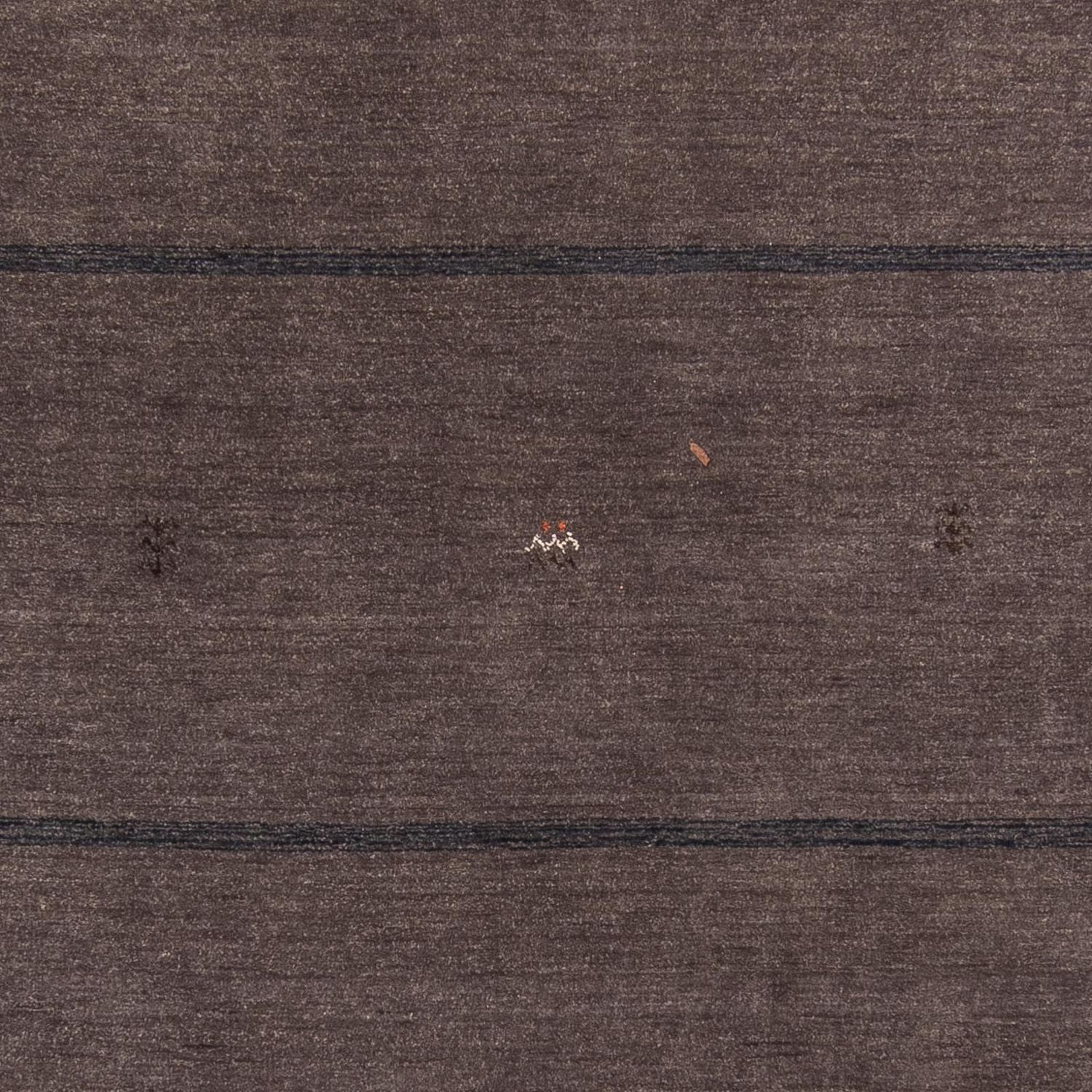 Tapis Gabbeh - Loribaft Softy - 244 x 173 cm - marron foncé