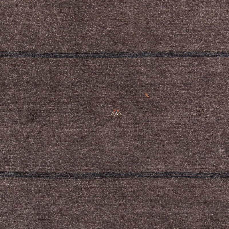 Tapis Gabbeh - Loribaft Softy - 244 x 173 cm - marron foncé