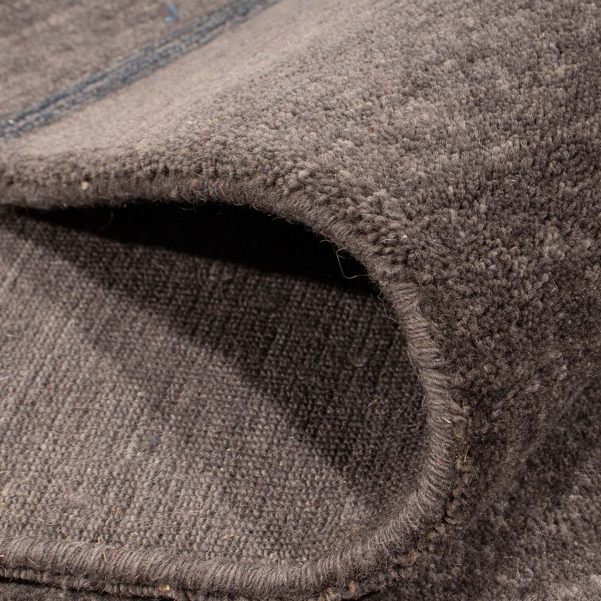 Tapis Gabbeh - Loribaft Softy - 244 x 173 cm - marron foncé