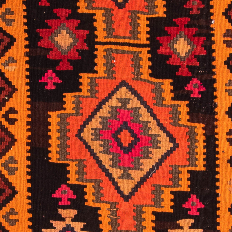 Tapis de couloir Tapis Kelim - Vieux - 225 x 150 cm - multicolore