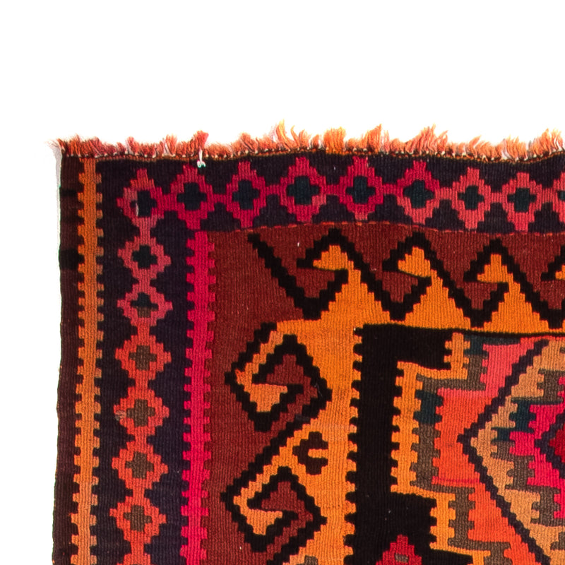 Tapis de couloir Tapis Kelim - Vieux - 225 x 150 cm - multicolore