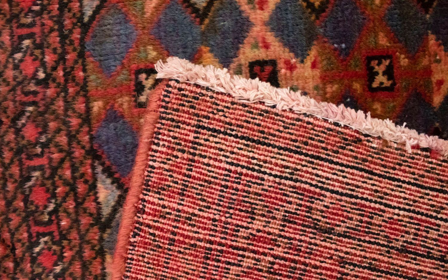 Tapis Turkaman - 130 x 60 cm - rouge