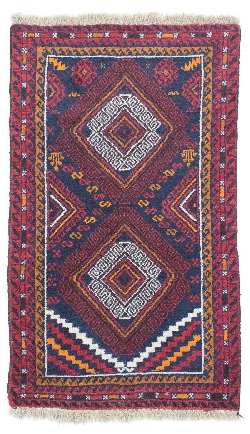 Tapis Belutsch - 132 x 76 cm - bleu